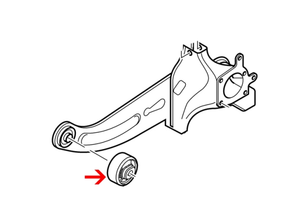 Tuleja wahacza wzdłużnego przednia Mondeo Mk3 1762747